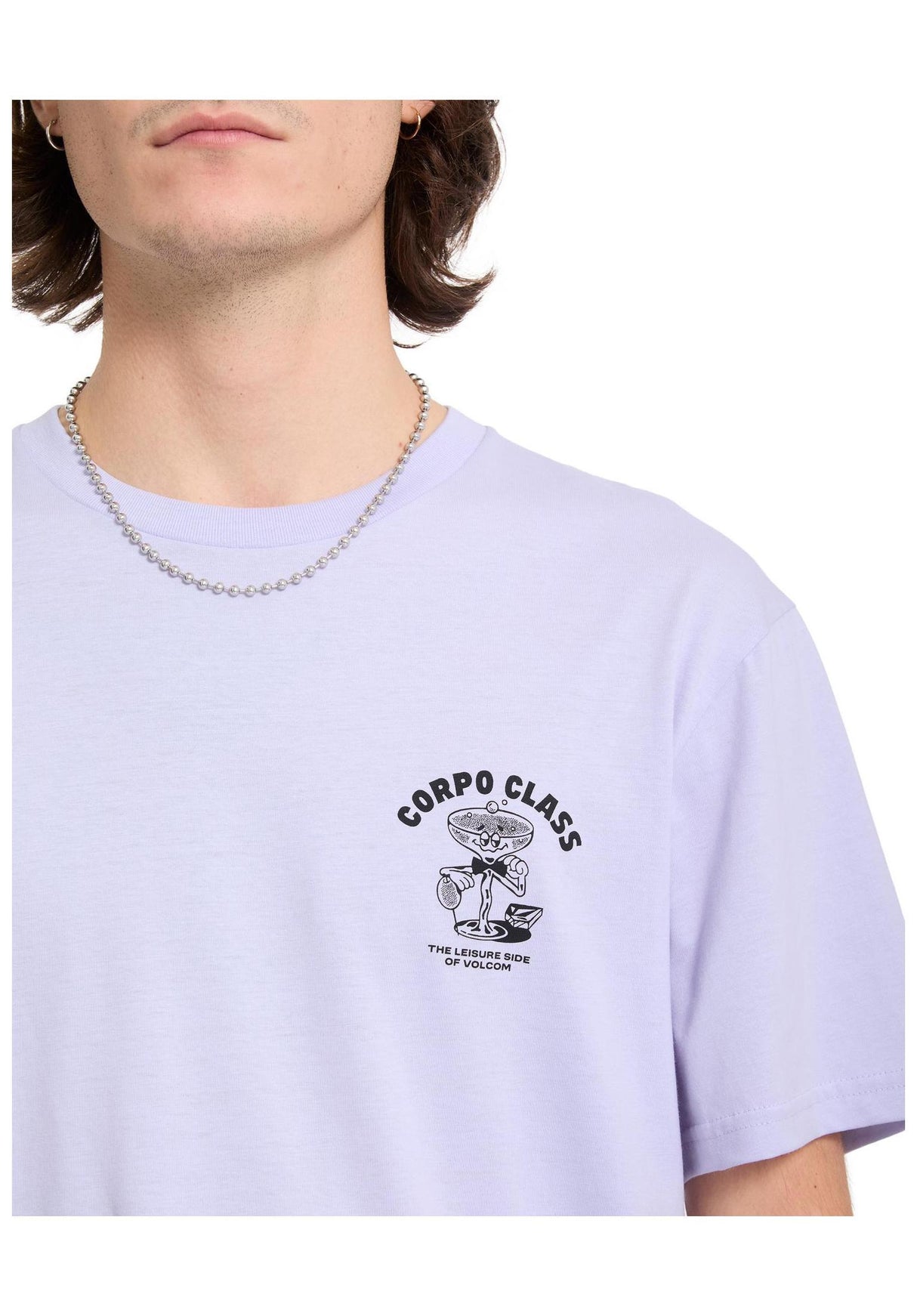 Volcom Corpo Class Camiseta lavenderaura – Vista de detalle 1