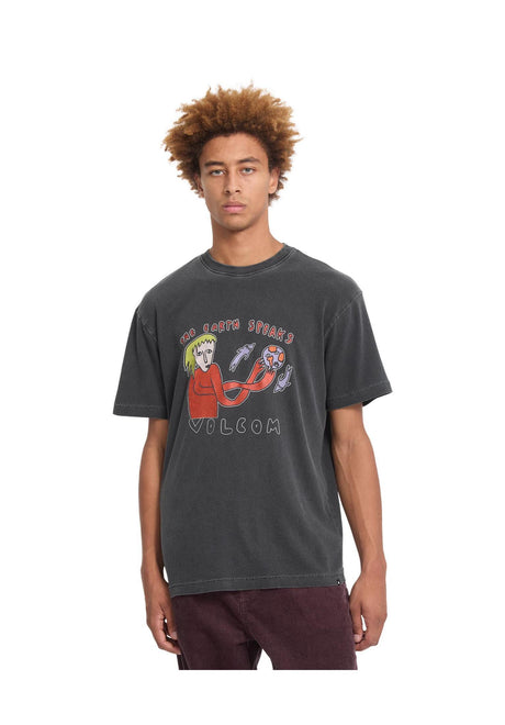 Volcom Earth Speaks T-Shirt black – Front view