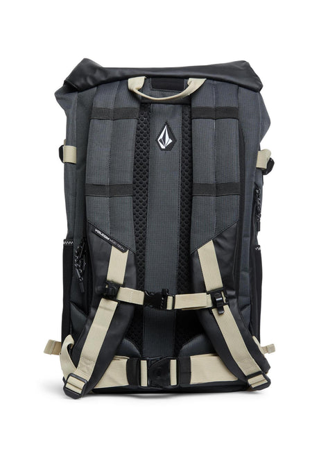Volcom Peakstone Mountain Backpack grey – Achteraanzicht