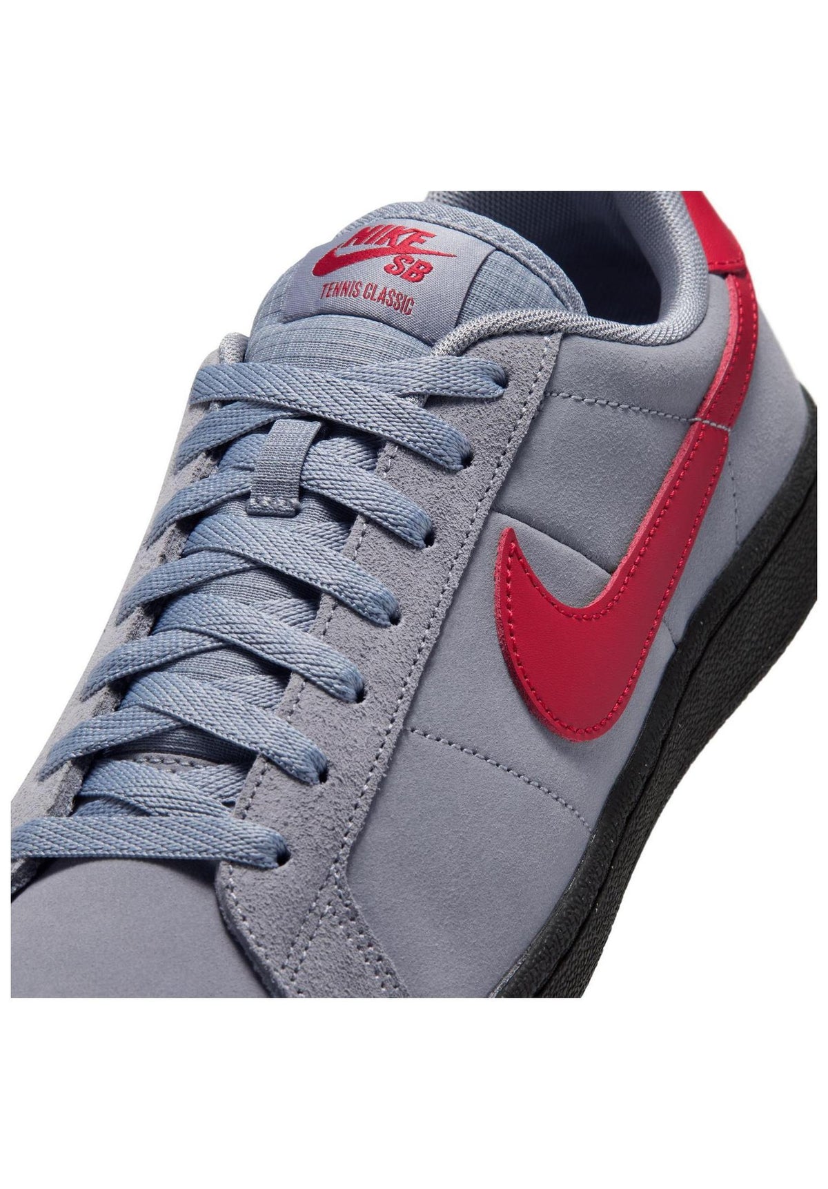 Nike SB Tennis Classic Mens Shoes steal-gymred-black – Top view
