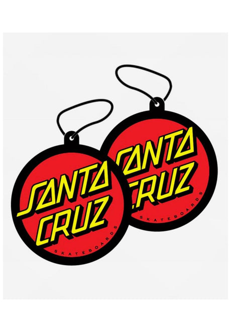 Santa-Cruz Classic Dot Air Freshener diverse artikel black – Set forfra