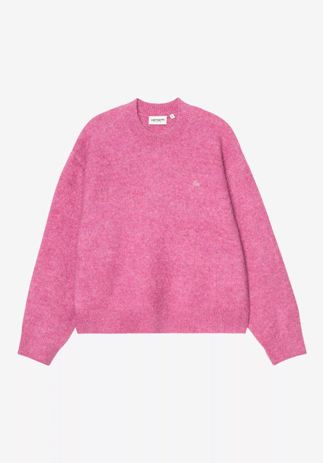 Carhartt WIP W' Curtis Pull tangledhortensia – Vue de face
