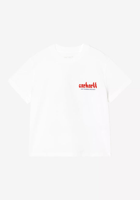 Carhartt WIP W' Framework T-shirt white – Vista posteriore
