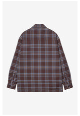 Carhartt WIP Baird Shirt Jac Overgangsjakke bairdcheck-palisander – Set bagfra