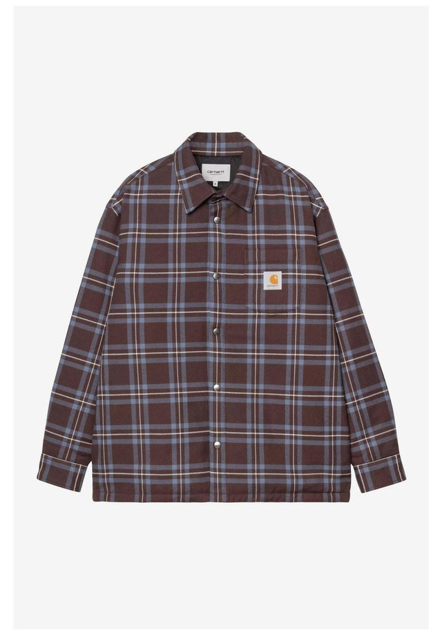 Baird Shirt Jac bairdcheck-palisander Vorderansicht