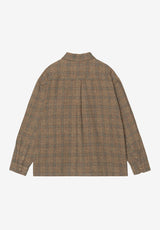 Carhartt WIP Bagley Shirt-Longsleeve bagleycheck-hamiltonbrown – Back view