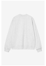 Carhartt WIP Mack Sweatshirt ashheather-black – Back view