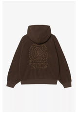 Carhartt WIP Limn C Fleece Hoodie tobacco – Front view