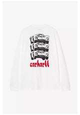 Carhartt WIP Framework Longsleeve white – Front view
