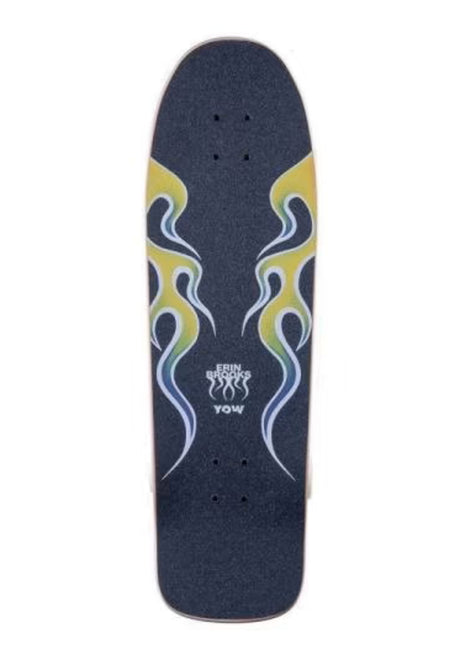 YOW Brooks High Blaze Signature Series Surfskate 32" Cruiser complet white-yellow-red – Vue de dos