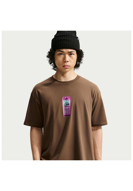 Nike SB LSE Phone T-Shirt brown – Front view