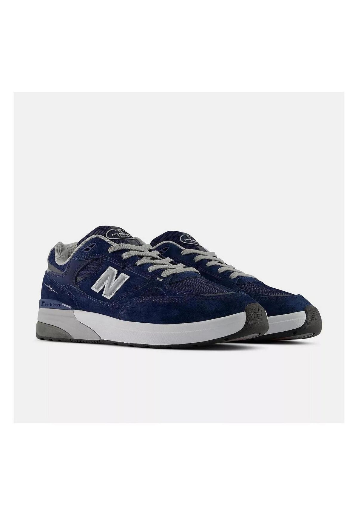 New Balance Numeric 933 Andrew Reynolds WIDE Mens Shoes navy-white – Back view