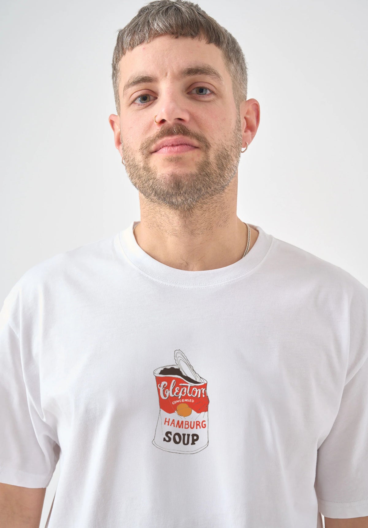 Cleptomanicx Hamburg Soup T-Shirt white – Set bagfra