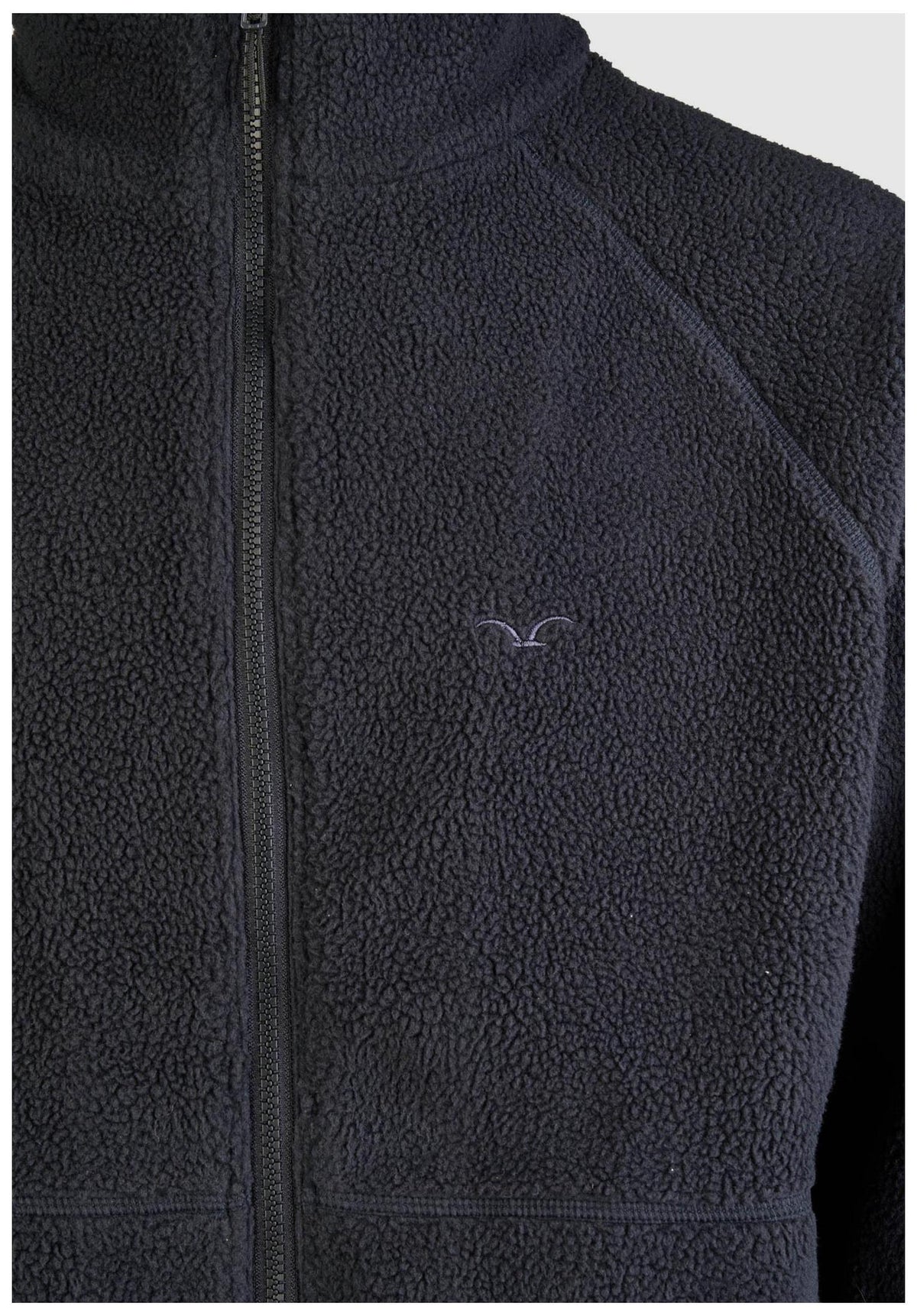 Cleptomanicx Flaneur Sweatshirt bluegraphite – Detaljevisning 2