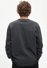 Cleptomanicx Hamburg Soup Sweatshirt bluegraphite – Achteraanzicht