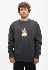Cleptomanicx Hamburg Soup Sweatshirt bluegraphite – Vooraanzicht