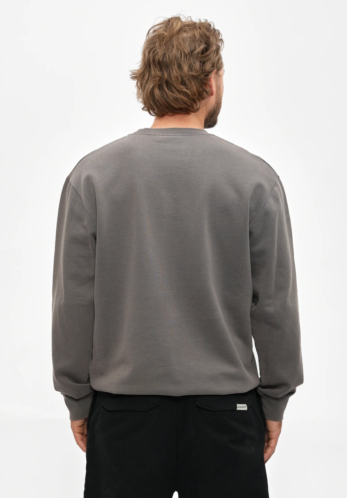 Cleptomanicx Hobbyist Sweatshirt asphalt – Set bagfra