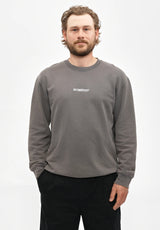 Cleptomanicx Hobbyist Sweatshirt asphalt – Set forfra