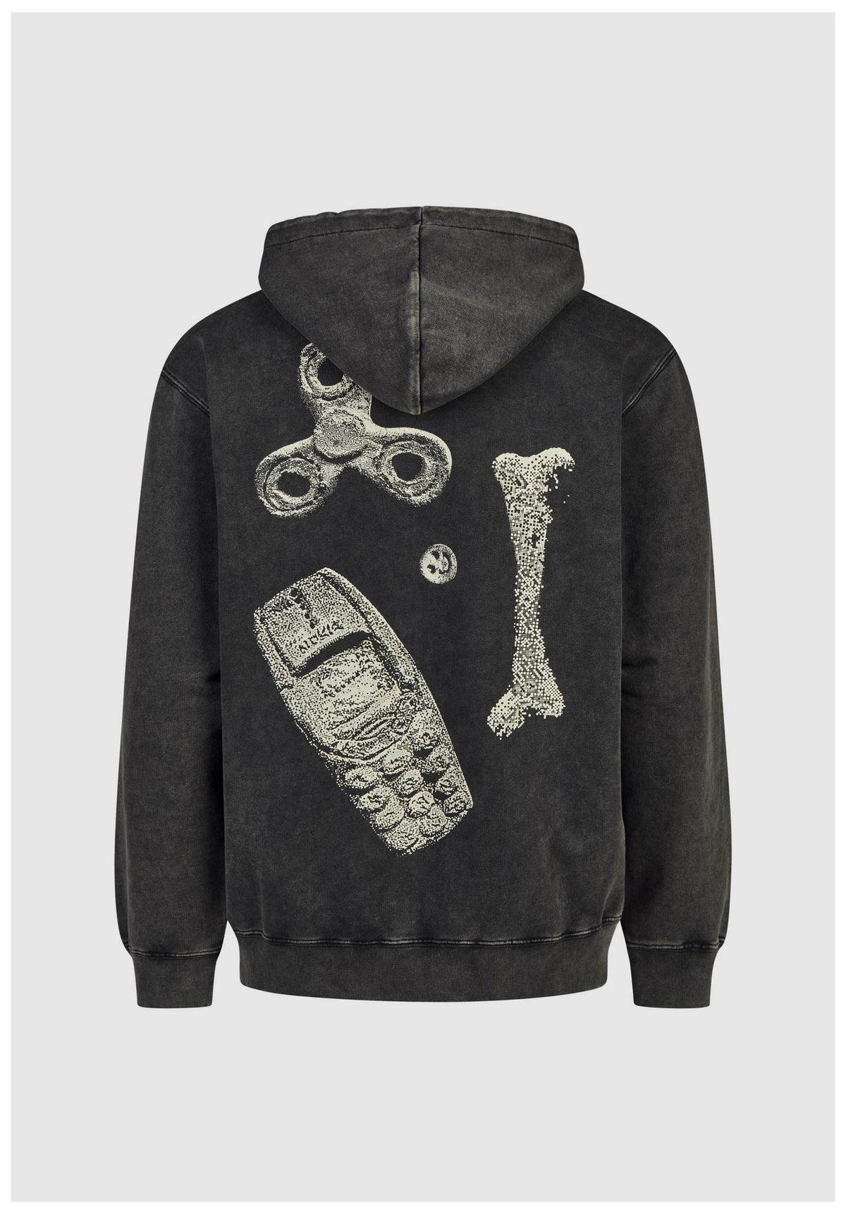Cleptomanicx Artefacts Sweat à capuche black – Vue de dos