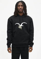 Cleptomanicx Peace Sweat à capuche black – Vue de face
