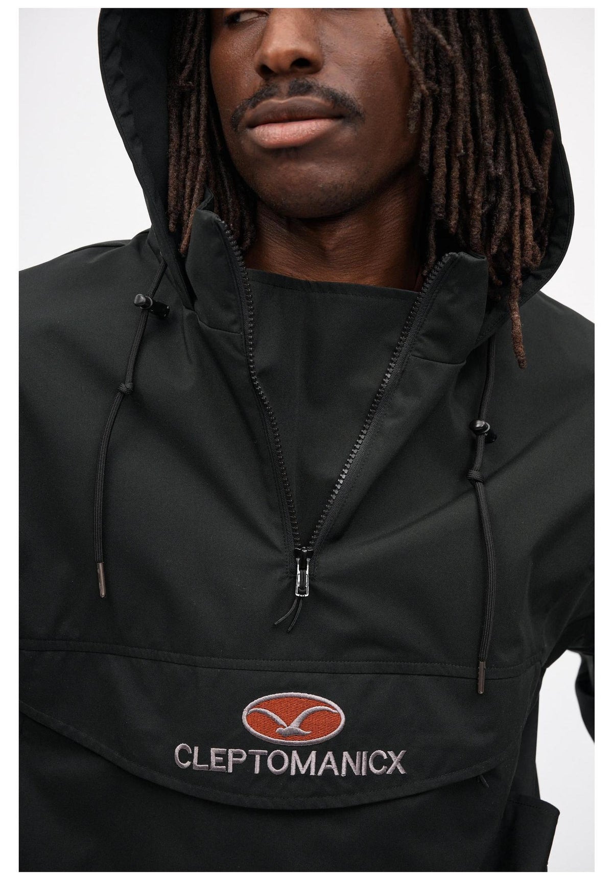 Cleptomanicx CityHHooded Light Jacket black – Detail view 2