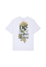 DC Shoes Rose from Skull HSS T-shirt white – Vooraanzicht