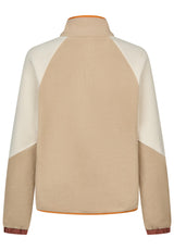 iriedaily Holina Mix Troyer Sweatshirt beige – Vue de dos
