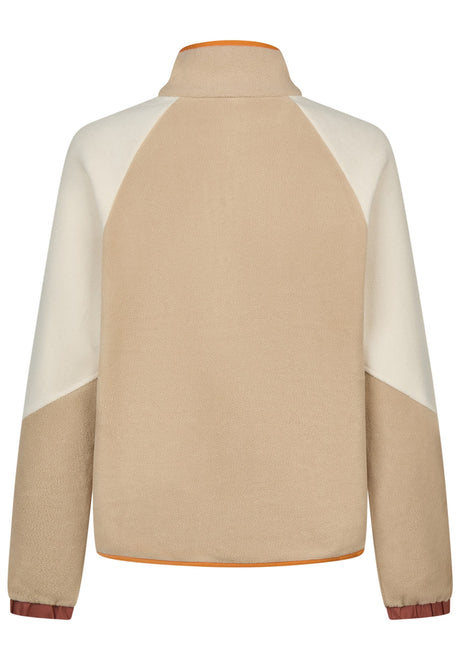 iriedaily Holina Mix Troyer Sweatshirt beige – Back view