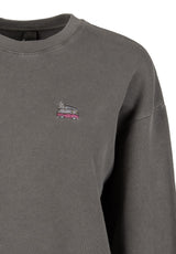 iriedaily Vancy Vint Crewneck Sweatshirt offblack – Vue de détail 1