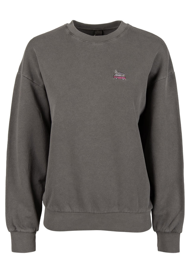 Vancy Vint Crewneck offblack Vorderansicht