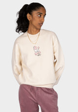 iriedaily Floodle Crew Sweatshirt undyed – Vue de face