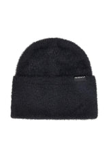 iriedaily Fuzzy Feather Muts black – Vooraanzicht