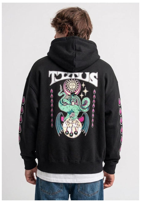 TITUS TITUS x Stinky Wetsuits Hoodie black – Back view