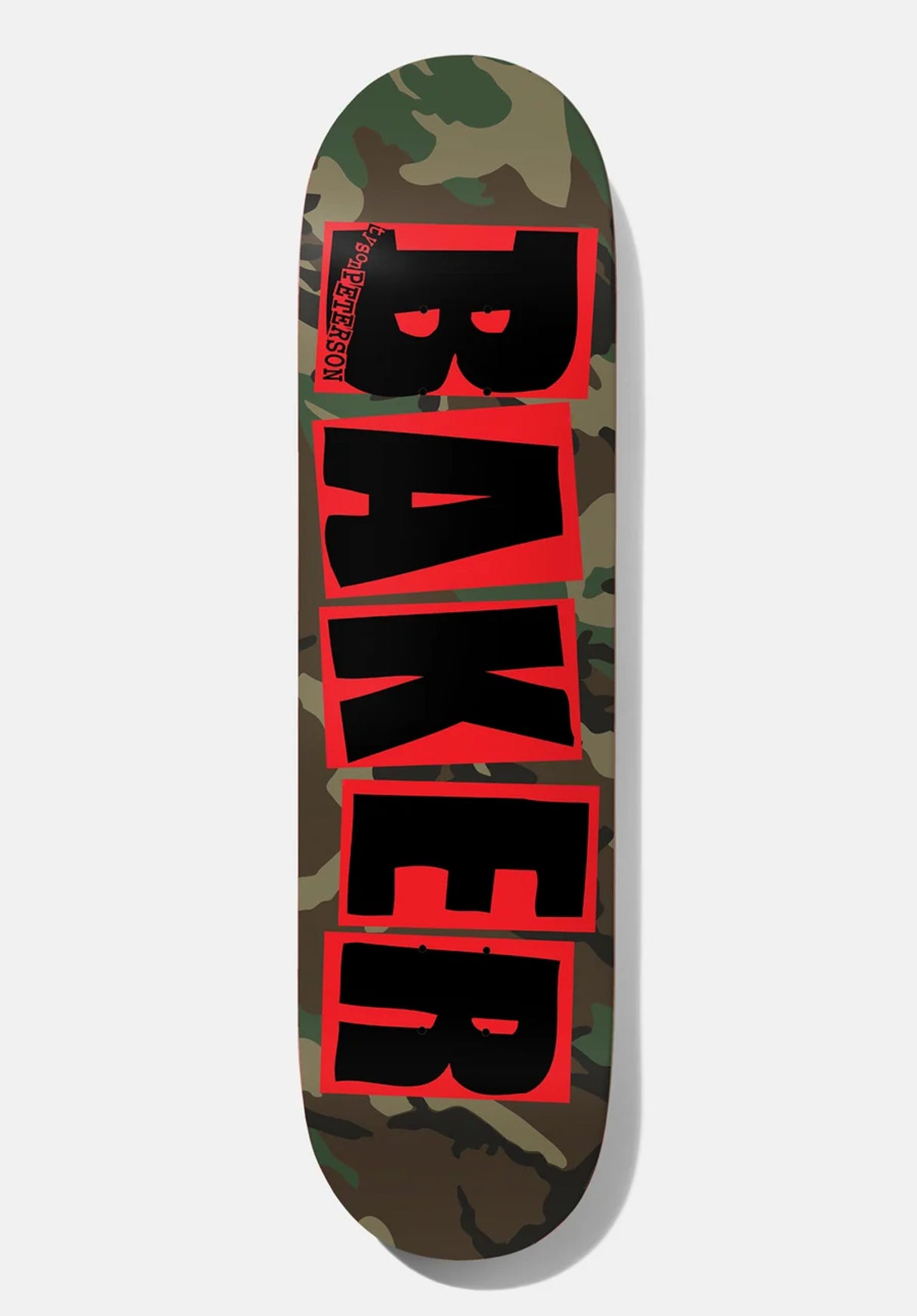 Peterson Brand Logo Camo green-red Vorderansicht