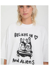 Volcom FA Ozzy 3 T-Shirt white – Front view