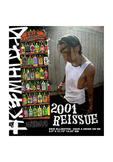Deathwish Ellington Have A Drink On Me Reissue Planche multicolored – Vue de dos