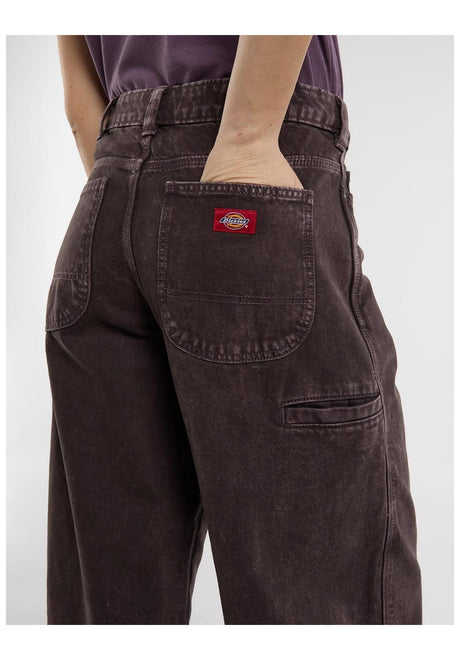 Dickies 957 Loose Tapered Work Jeans Jeans darkbrown – Side view