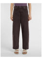 957 Loose Tapered Work Jeans darkbrown Vorderansicht