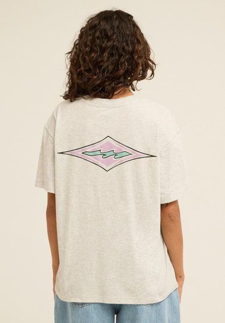 Billabong Heritage Backer T-Shirt greyheather – Set bagfra