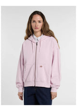 Dickies Sutcliffe Cropped Zip Hoodie Hoody met rits fragrantlilac – Vooraanzicht