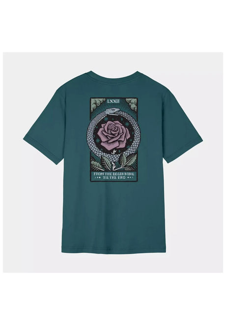 Santa-Cruz Delfino Eternal T-shirt deepsea – Vooraanzicht