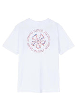 Santa-Cruz Chromed Ringed Flower T-Shirt white – Front view