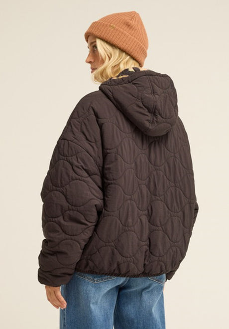 Billabong Fall Camper Winterjakke blackpebble – Set bagfra
