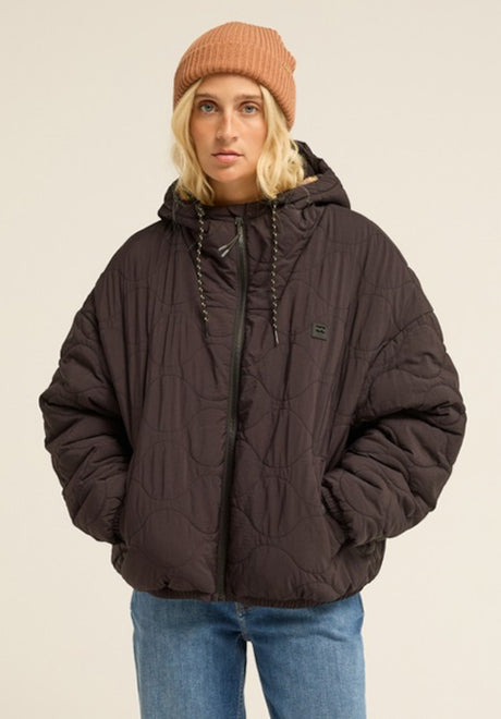 Billabong Fall Camper Winterjakke blackpebble – Set forfra