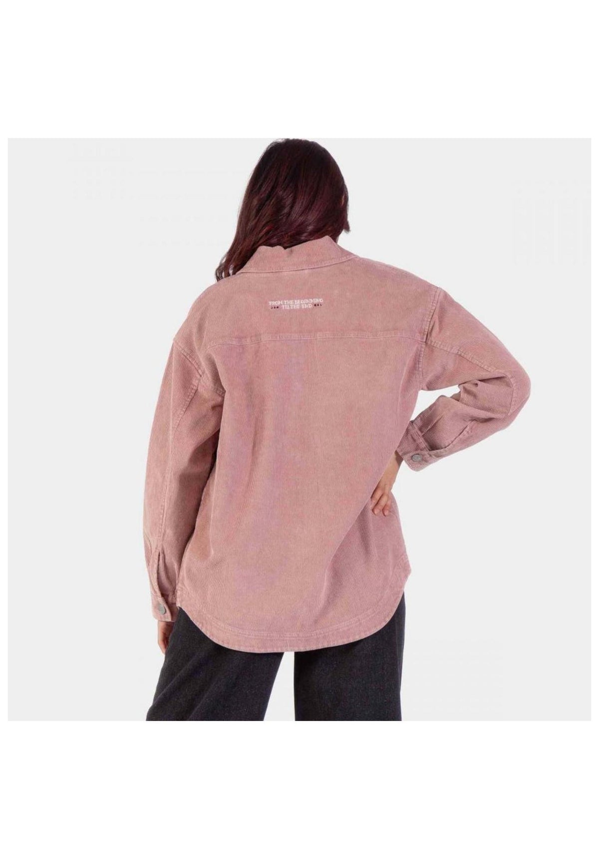 Santa-Cruz Scribe Strip Shirt-Longsleeve puttywash – Back view