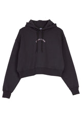 Santa-Cruz Chrome Flower Stack Hoodie blackwash – Back view
