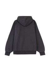 Santa-Cruz Groovy Stack Hoodie charcoalwash – Back view