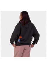 Santa-Cruz Grow Zip-Hoodie blackwash – Back view