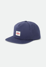 Brixton Trademark Cap washednavy – Vooraanzicht