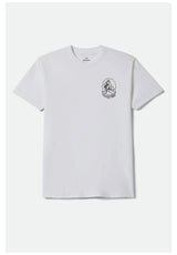 Brixton Marley T-Shirt white – Back view